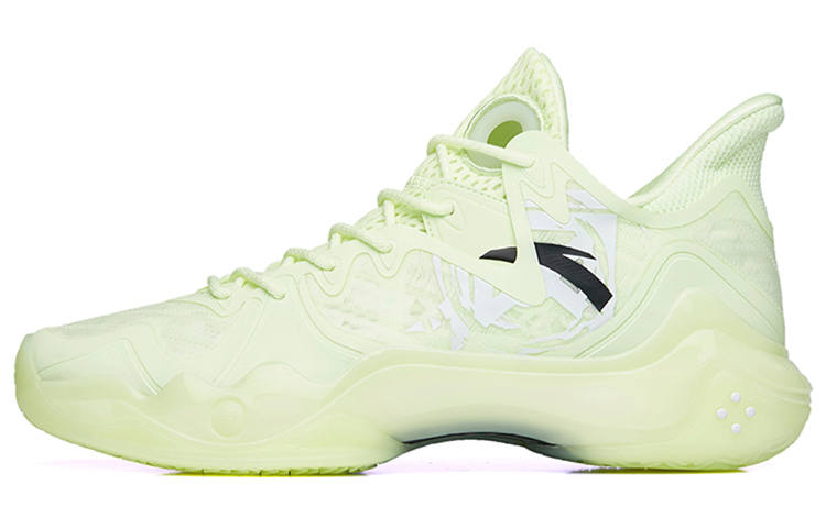 Anta Shock Wave 4 Nitrogen Technology Textile, Synthetic Leather, TPU Abrasion Resistant Breathable Low top