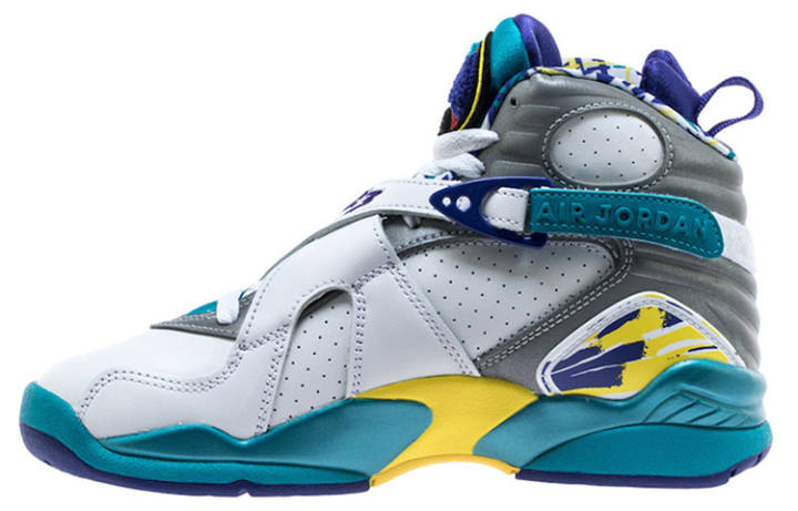 Jordan Jordan 8 Retro White Aqua 2019 Women's