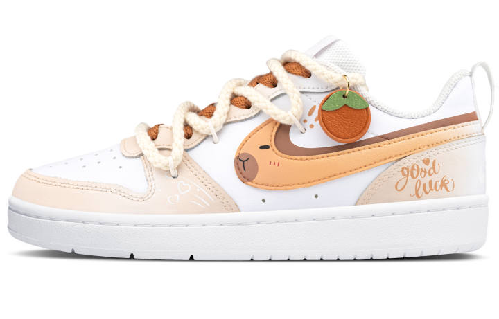 Nike Nike Court Borough Lazy Cat Sewing Machine, Orange Scented Piggy Slip Resistant Abrasion Resistant
