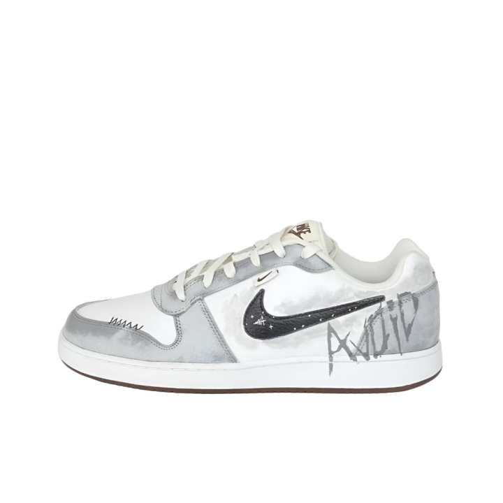 Nike Nike EBERNON Ink Graffiti Slip Resistant Abrasion Resistant Low top Skateboard Shoes Unisex