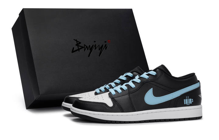 Jordan Jordan Air Jordan 1 811 Manufacturing, Leisure Blue, Special Shoe Box Abrasion Resistant Slip Resistant