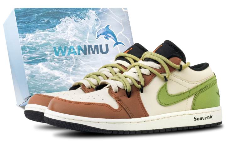 Jordan Jordan Air Jordan 1 Chronological Chapter, Iced Americano Abrasion Resistant Abrasion Resistant Low top