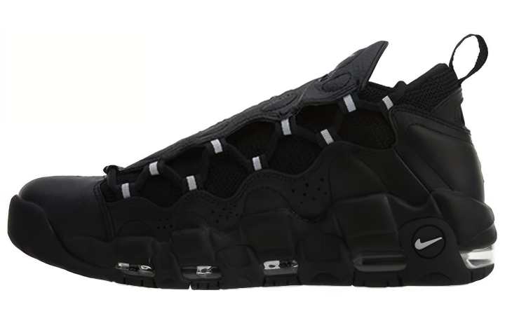 Nike Nike Air More Money Black Metallic Silver Men's