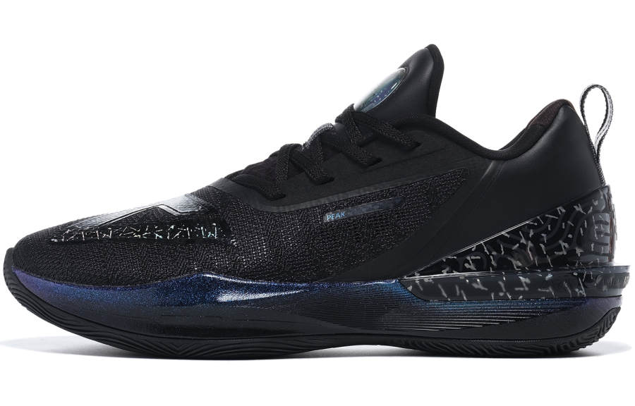 PEAK Taichi Triangle 3.0 Basketball Shoes Men's Low Top All Black