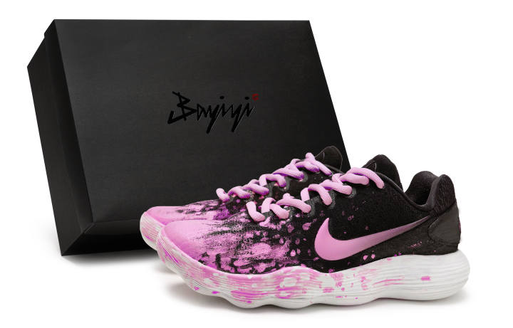 Nike Nike Hyperdunk 2017 811 Manufacturing, Flame Devouring Shadow Pink, Special Shoe Box Abrasion Resistant