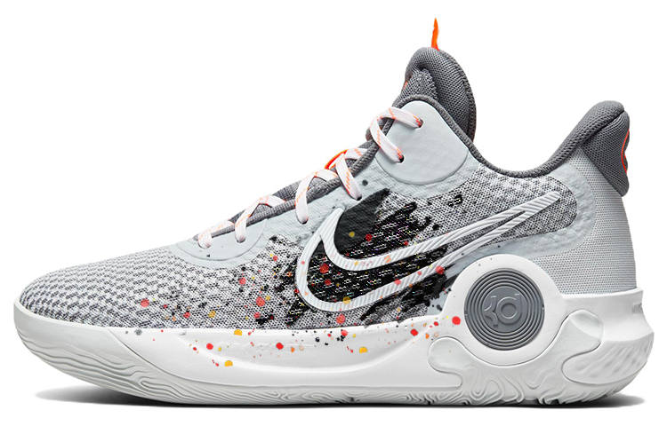 Nike Nike KD Trey 5 IX Basketball Shoes Unisex Mid Top Gray/White