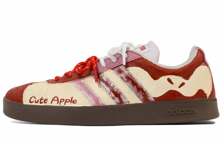 Adidas Adidas VL COURT 2.0 Crimson Sweet Heart Cushioning Abrasion Resistant Cushioning, Wear Resistant Low top