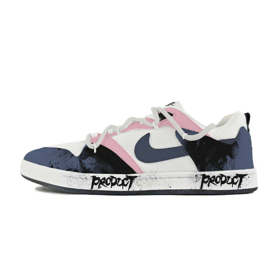 Nike Nike SB Alleyoop Abrasion Resistant Low top Skateboard Shoes Men's White Black Pink