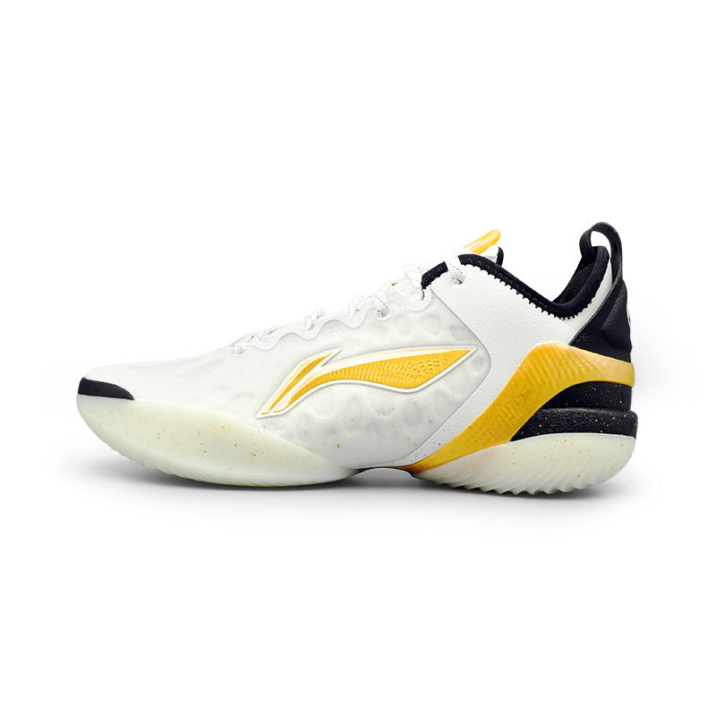 Li-Ning Li Ning Yushuai 19V2 Cushioning Abrasion Resistant Lightweight Low top Basketball Shoes Men's White Black