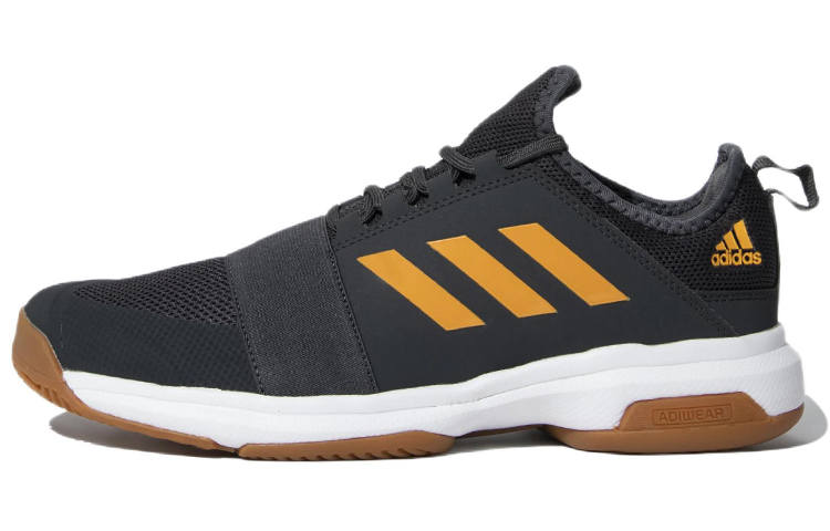 Adidas Adidas Divox Ndr Fabric Slip Resistant, Abrasion Resistant, Breathable Low top Training Shoes Men's Black Yellow