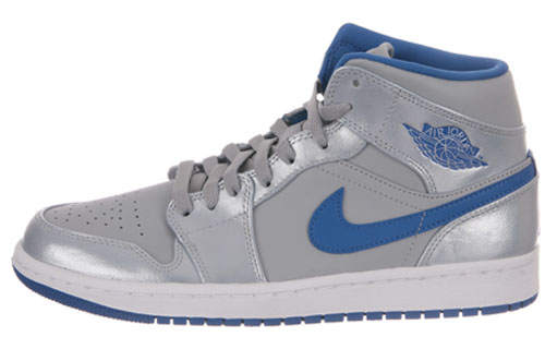 Jordan Jordan 1 Mid Wolf Grey Sport Blue