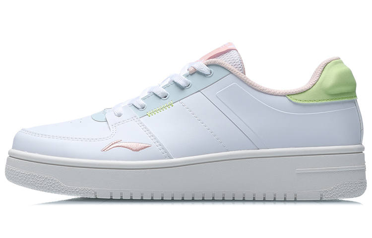 Li-Ning Li Ning Oneplay Elegant Slip Resistant, Breathable, Lightweight Low top Skateboard Shoes Women's Green White