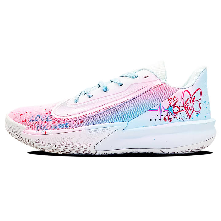 Nike Nike Precision 7 Abrasion Resistant Abrasion Resistant Low top Basketball Shoes Men's