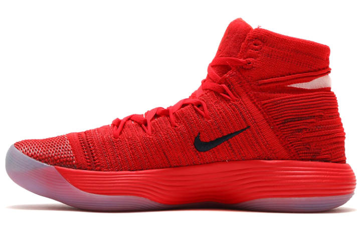 Nike Nike Hyperdunk 2017 Flyknit Cushioning Slip Resistant Cushioning Slip Resistant High top Basketball Shoes Men's Red