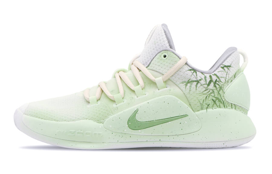 Nike Nike Hyperdunk X Low 10 Trees, Bamboo Green Cushioning Slip Resistant Low top Basketball Shoes Men's Turquoise