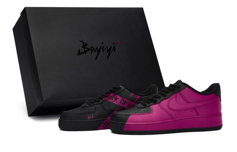 Nike Nike Air Force 1 07 811 Manufacturing, Clown Red, Special Shoe Box Low top Skateboard Shoes Unisex Black Rose Red