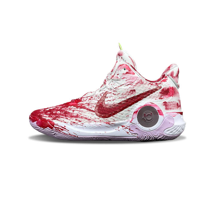 Nike Nike KD Trey 5 IX Vintage Basketball Shoes Unisex Mid Top White/Red