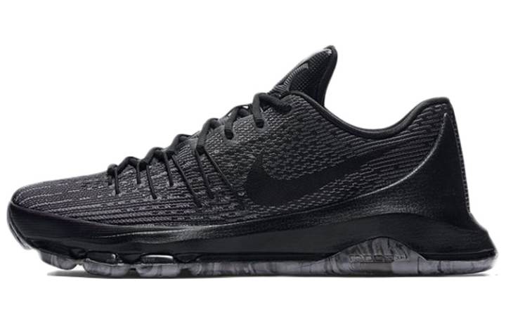 Nike Nike KD 8 Blackout KD Slip Resistant Lightweight Non slip Lightweight Low top Performance Basketball Shoes Men's Black