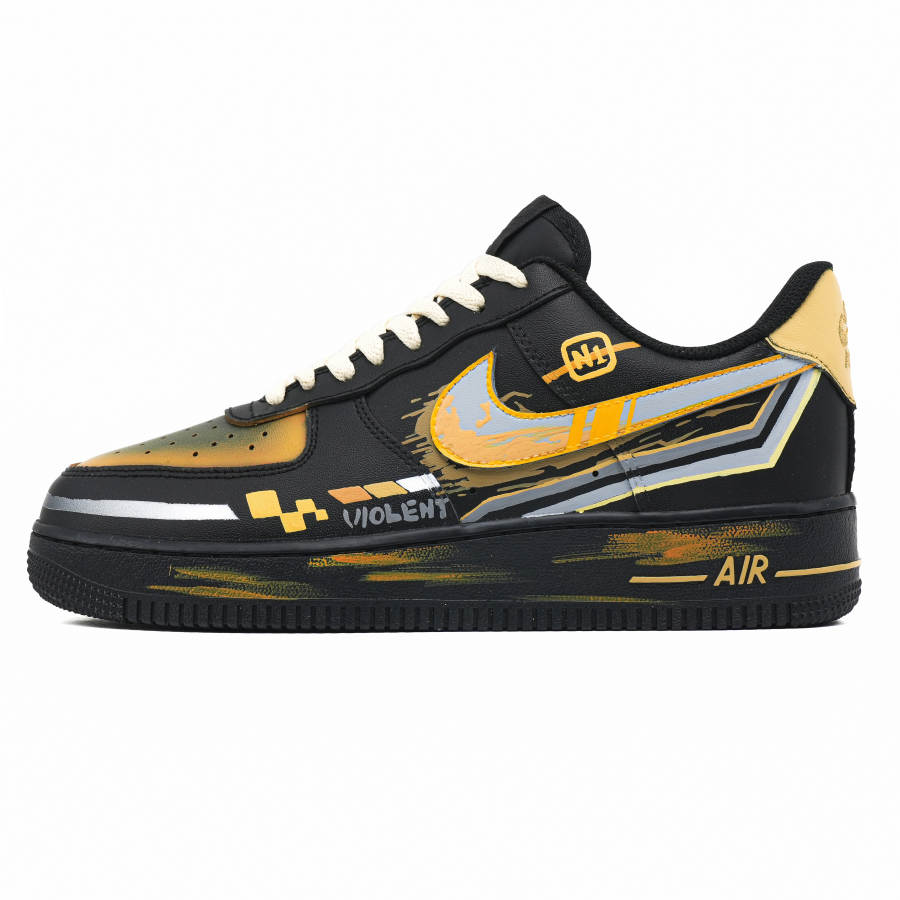 Nike Nike Air Force 1 07 Ultra Abrasion Resistant Low top Skateboard Shoes Unisex Black