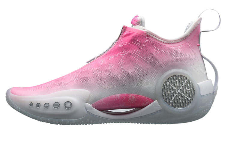 Li-Ning Li Ning WOW 9 Basketball Shoes Men's Low Top Neon Glow Pink/Standard White