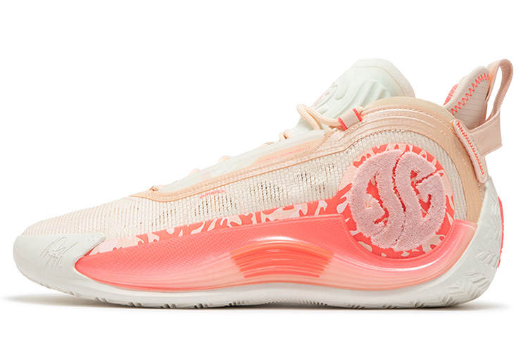 361° AG4 SOAR SE Red Coral Mid top Basketball Shoes Men's Begonia Pink
