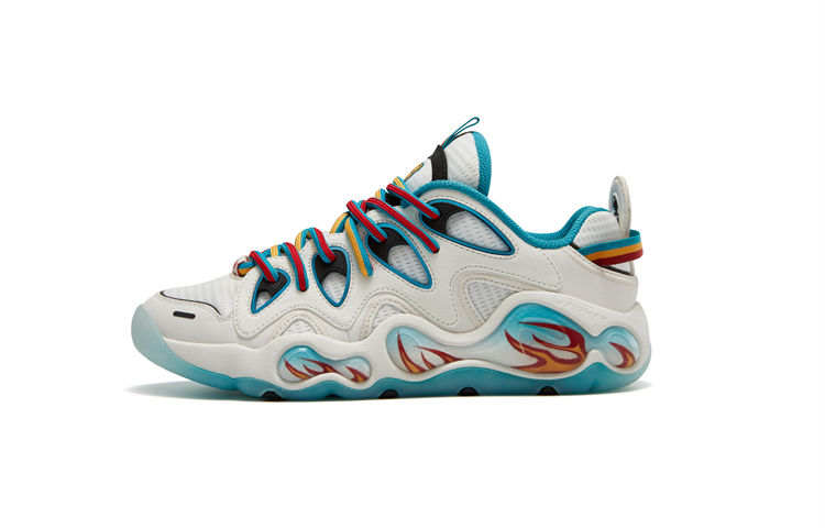 FILA FUSION X Mitchell & Ness Bank Vertical Sneakers 'White Blue' Women's