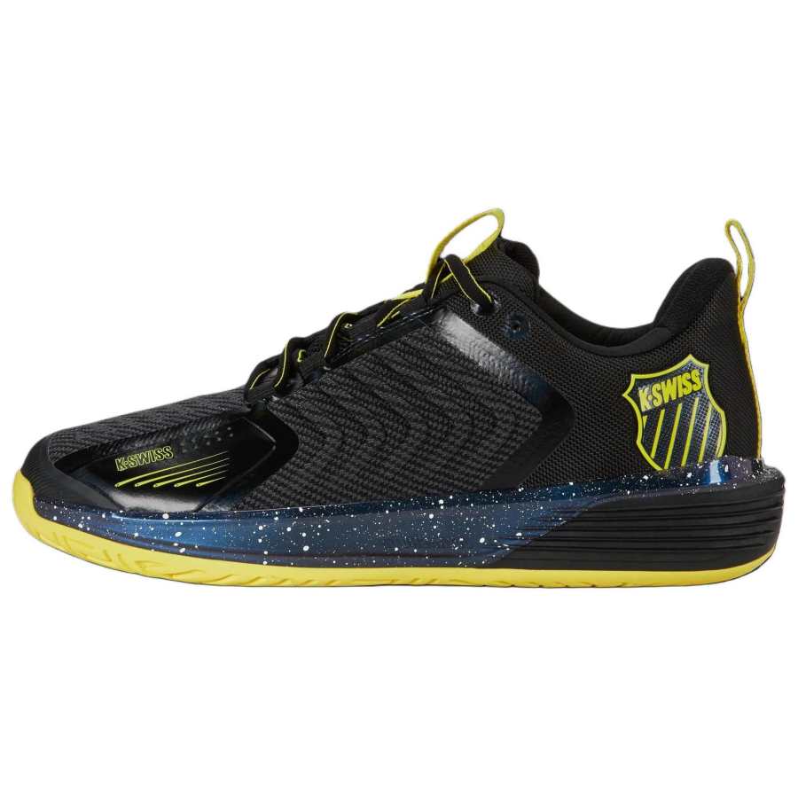 K·SWISS Slip Resistant Abrasion Resistant Low top Training Shoes Men's Black