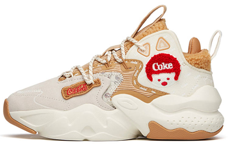 ANTA Coca Cola x Anta Why Peak 2 Comfortable Cushioning Slip Resistant Abrasion Resistant Height Increasing