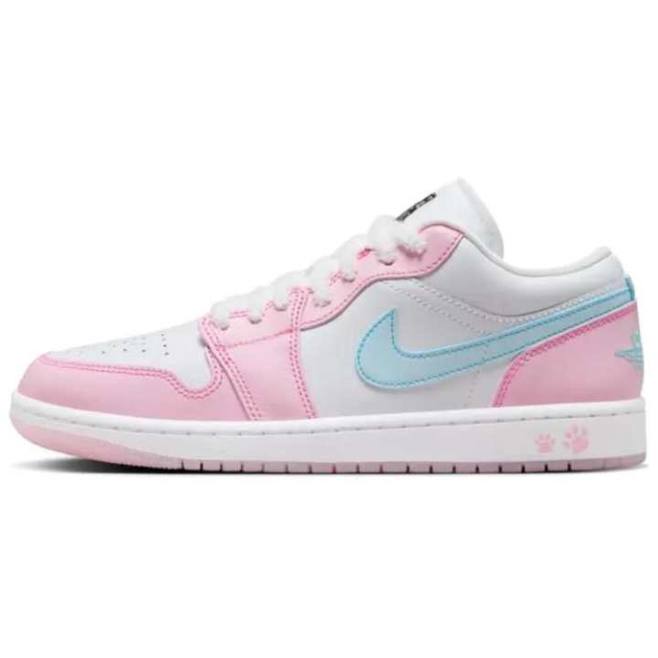 Jordan Jordan 1 Low Se Paw Print Pink Foam Women's