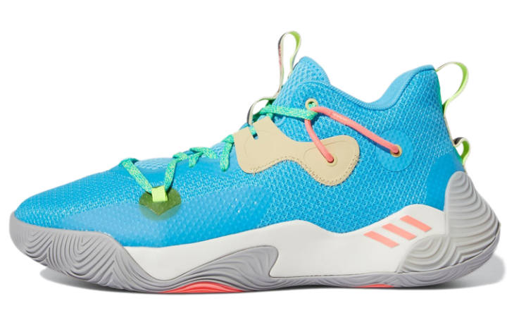 Adidas Adidas Harden Stepback 3 Textile, Synthetic Leather Slip Resistant Abrasion Resistant Coverage Support Mid top