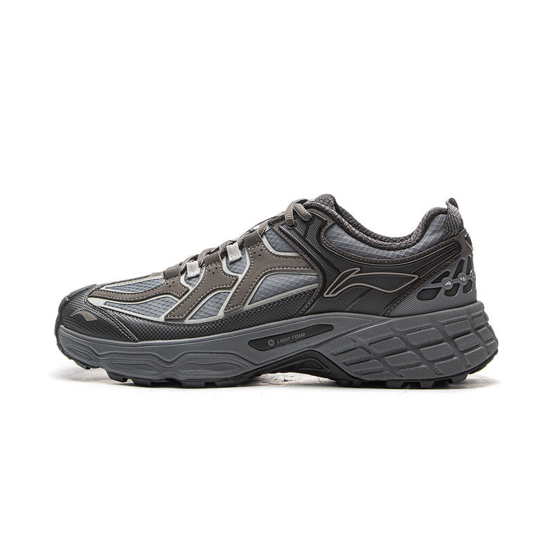 Li-Ning Li Ning Outdoor CF Tracing, Forest Shadow Low top Hiking Shoes Unisex Obsidian Elegant Gray