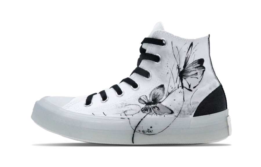 Converse All Star CX Slip Resistant, Abrasion Resistant, Lightweight Support High top Canvas Shoes Unisex Black White