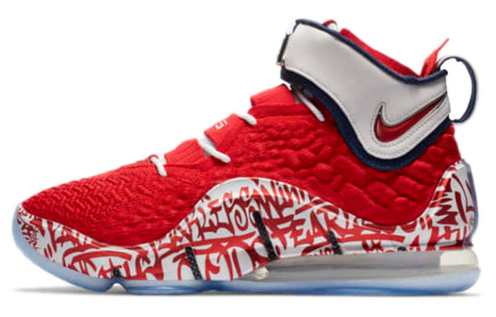 Nike Nike LeBron 17 EP LeBron 4 Red Graffiti