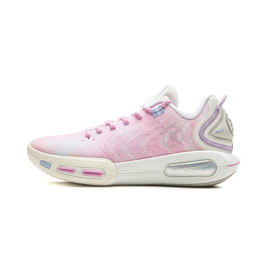 Li-Ning Li Ning Wade Shadow 7 Low top Basketball Shoes Men's Pink Purple