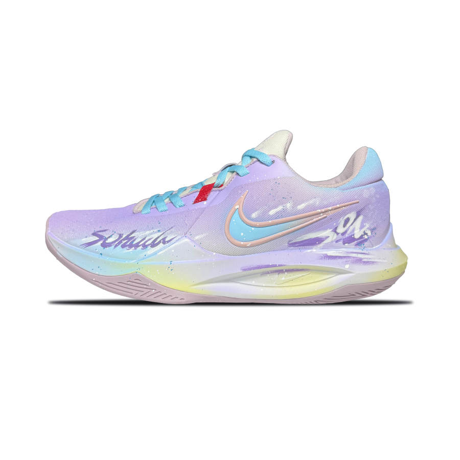 Nike Nike Precision 6 Dreamy Ripple Cushioning, Wear Resistant Low top Basketball Shoes Men's Purple