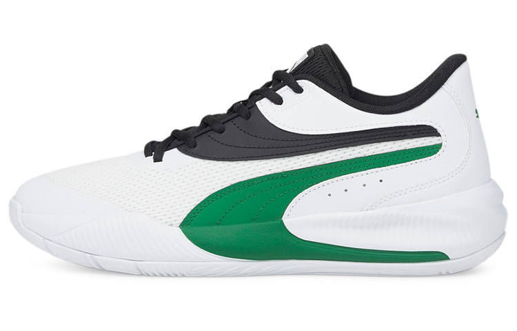 PUMA PUMA Triple Textile, Leather Cushioning Slip Resistant Abrasion Resistant Coverage Support Lightweight Low top