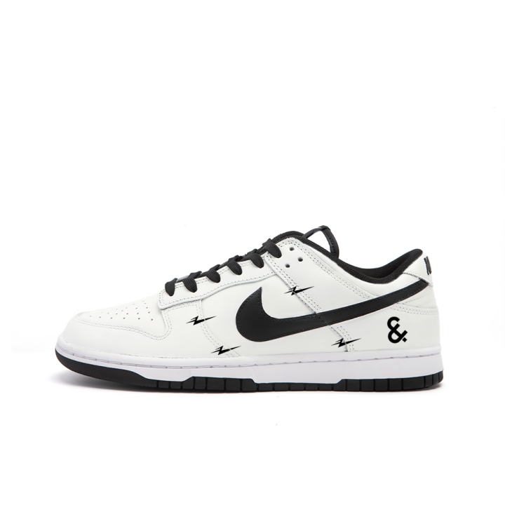Nike Nike Dunk Over Cloud Rain Ido Slip Resistant Abrasion Resistant Low top Skateboard Shoes Unisex Black White