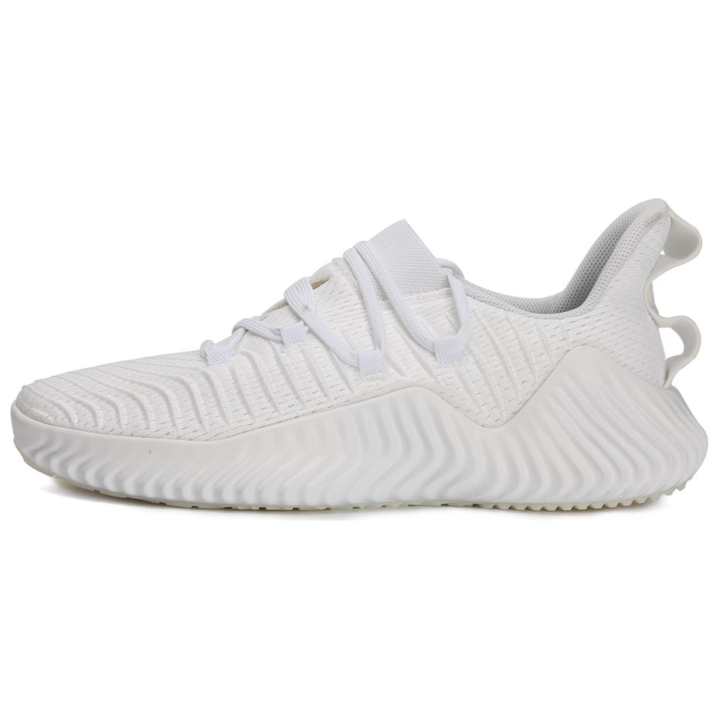 Adidas Adidas AlphaBounce Abrasion Resistant Slip Resistant Low top Training Shoes Men's White