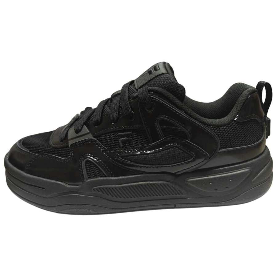 FILA FUSION x Beams BANK II Abrasion Resistant Low top Skateboard Shoes Women's Black