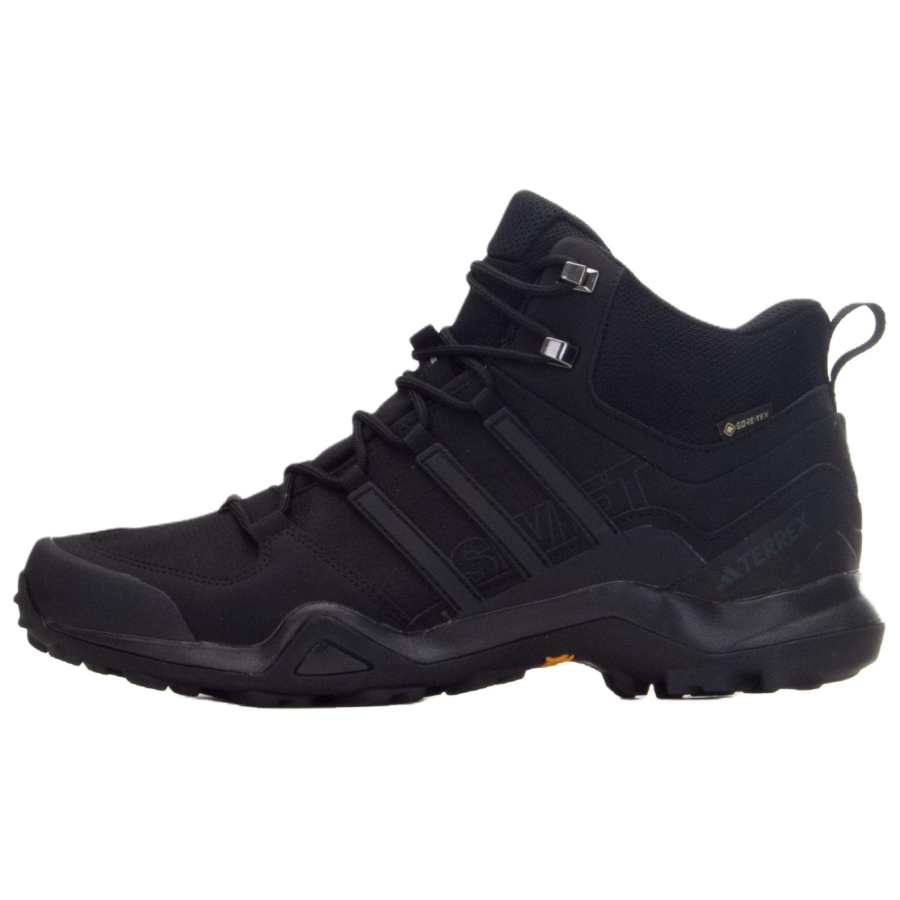 Adidas Adidas TERREX SWIFT R2 Waterproof And Breathable Lightweight Mid top Hiking Shoes Men's Black