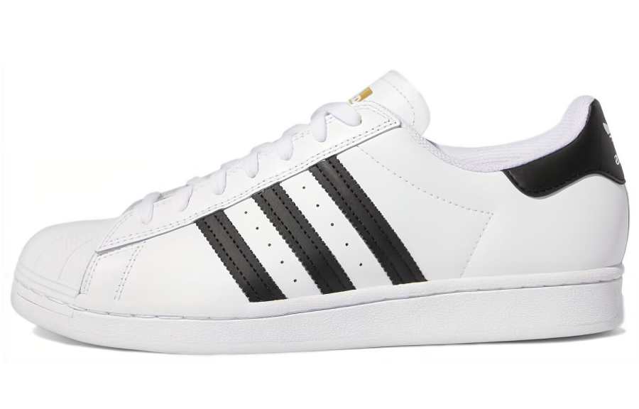 Adidas Originals SUPERSTAR ADV Low top Skateboard Shoes Unisex White Black