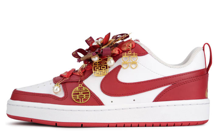 Nike Nike Court Wedding Shoes Abrasion Resistant Low top Skateboard Shoes Women's Red