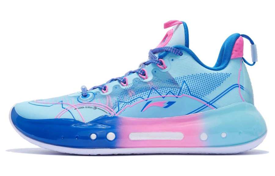 Li-Ning Li Ning YuShuai 14 Boom 䨻 Low Electric Glow Cushioning Abrasion Resistant Breathable Low top Basketball Shoes Men's