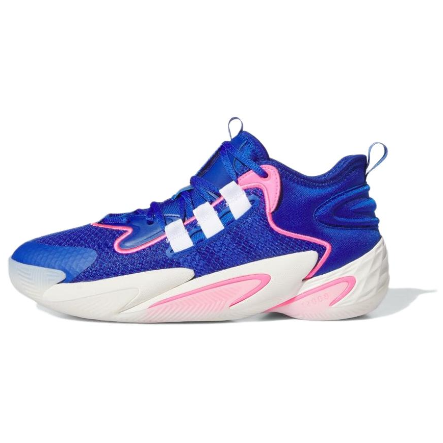 Adidas Adidas BYW Select Slip Resistant Abrasion Resistant Mid top Basketball Shoes Unisex Blue