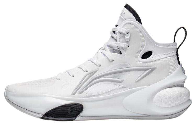 Li-Ning Li Ning YuShuai 17 Comfortable Abrasion Resistant High top Basketball Shoes Men's Black White