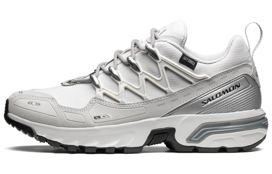 SALOMON ACS+CSWP Lace Up Slip Resistant Abrasion Resistant Low top Outdoor Shoes Unisex Gray