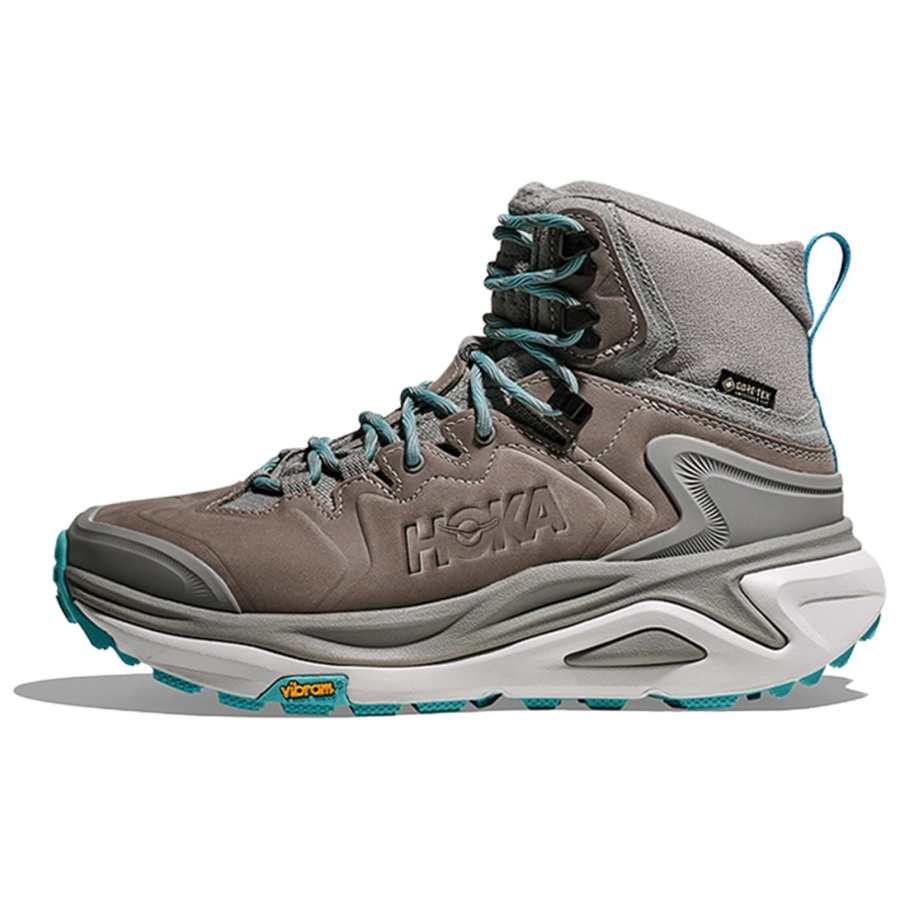 HOKA ONE ONE Kaha 3 Mid top Mountaineering Hiking Shoes Women's Galaxy Gray