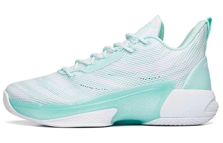 Anta Attack 4 Mid top Basketball Shoes Men's White Blue
