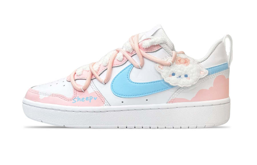 Nike Nike Court Borough Low top Skateboard Shoes GS Pink