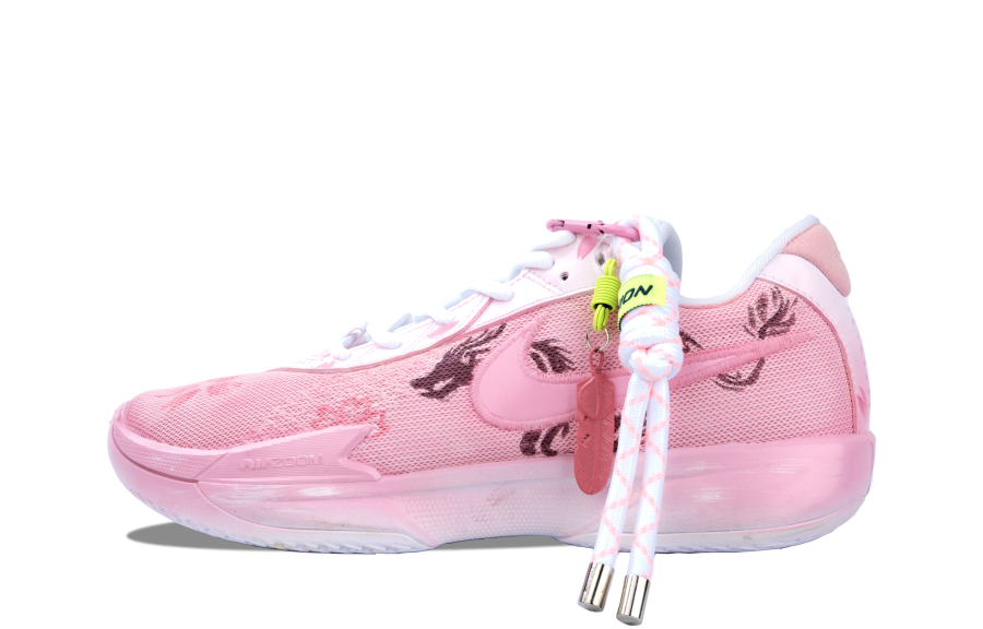 Nike Nike Air Zoom G.T. Cut Academy Cushioning Slip Resistant Abrasion Resistant Low top Basketball Shoes Unisex Pink